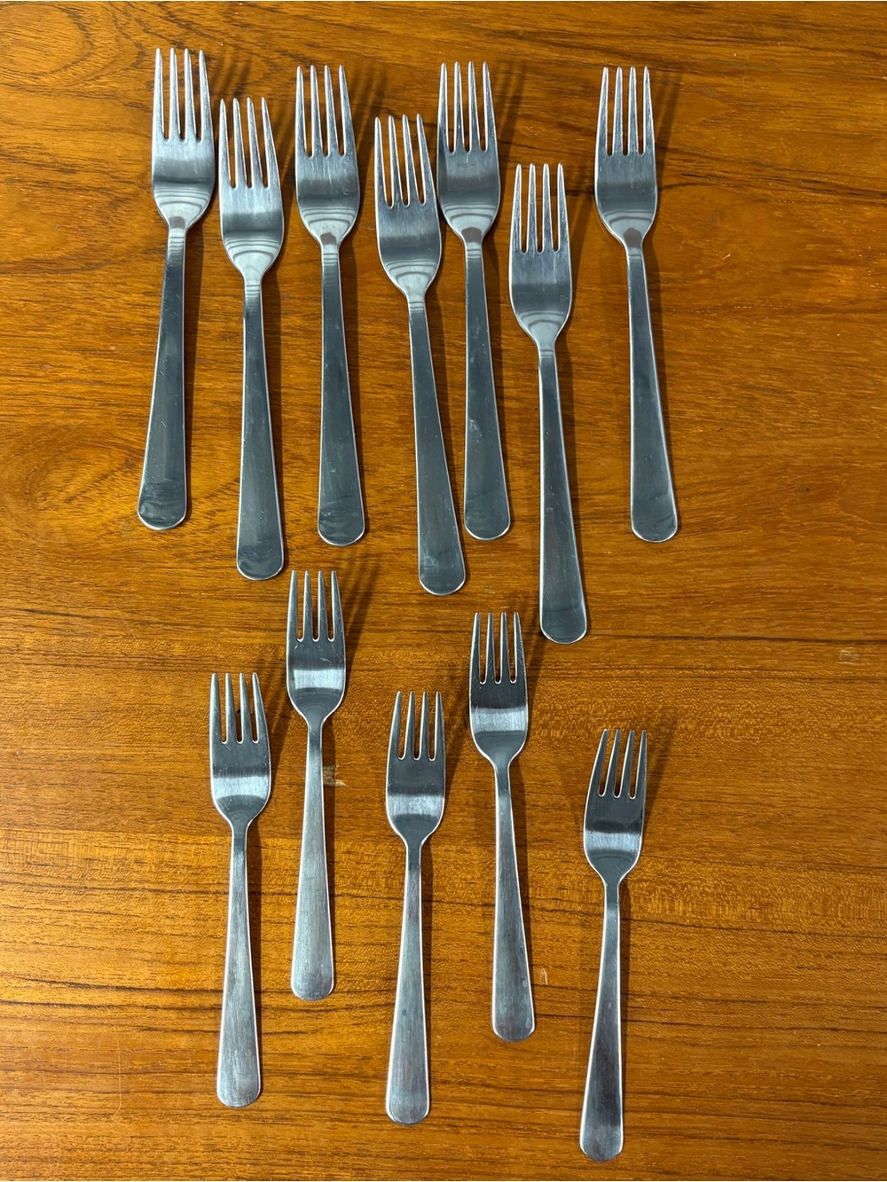 IKEA 22185 Stainlesssteel Flatware Dinner Salad Fork Lot of 12